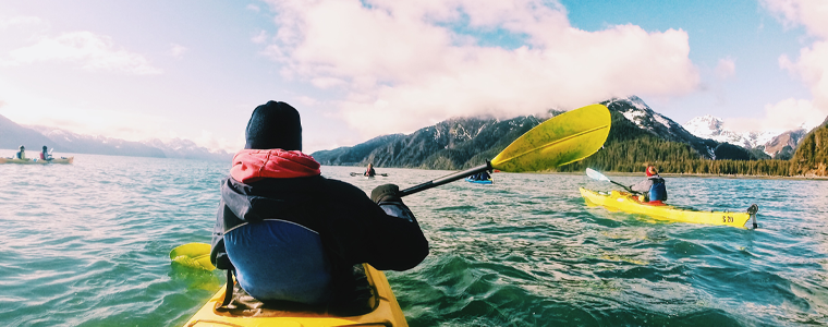 kayaking in alaska