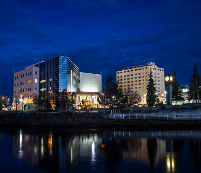 fairbanks at night