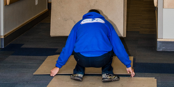 laying down protection